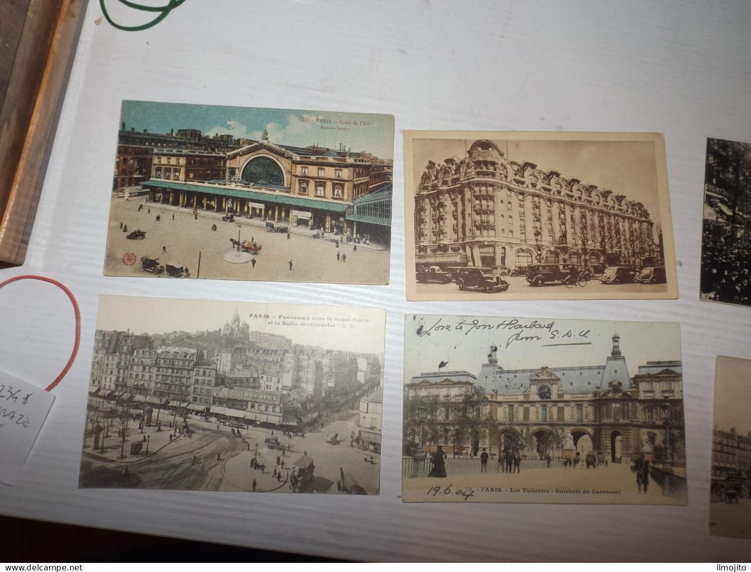 LOT 54 CARTE POSTALE PARIS PARIGI ANIMEE ANIMATION AK CPA