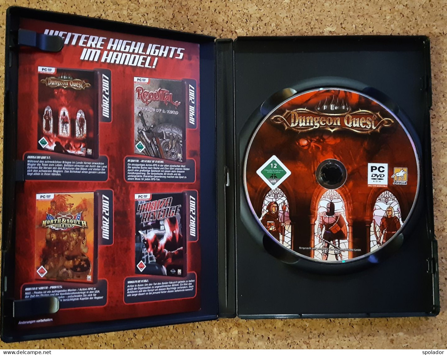 Dungeon Quest PC DVD-ROM-PC Game-2007 - Giochi PC