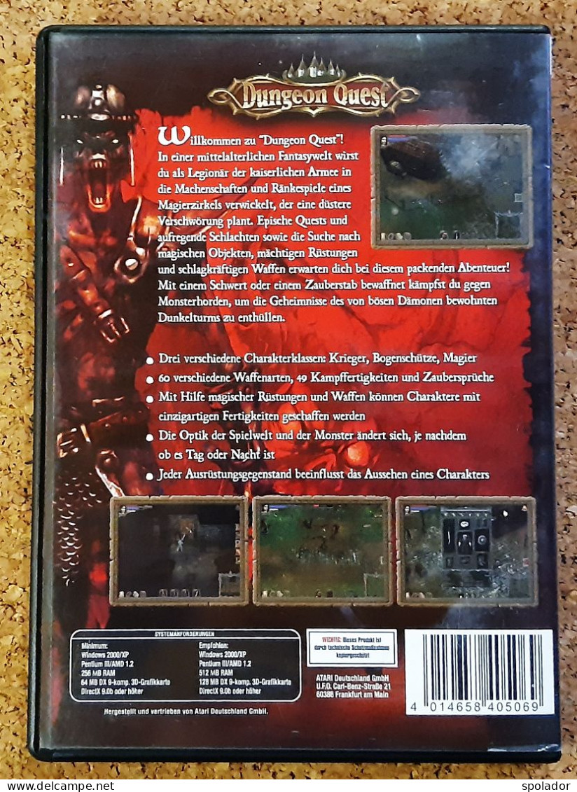 Dungeon Quest PC DVD-ROM-PC Game-2007 - PC-games