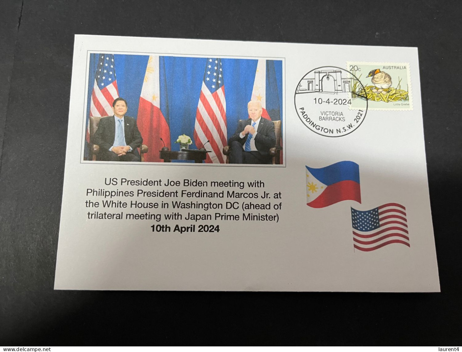 13-4-2024 (1 Z 47) Philippines President Marco Jr Visit To USA & Meet Joe Biden - 10th April 2024 - Militaria