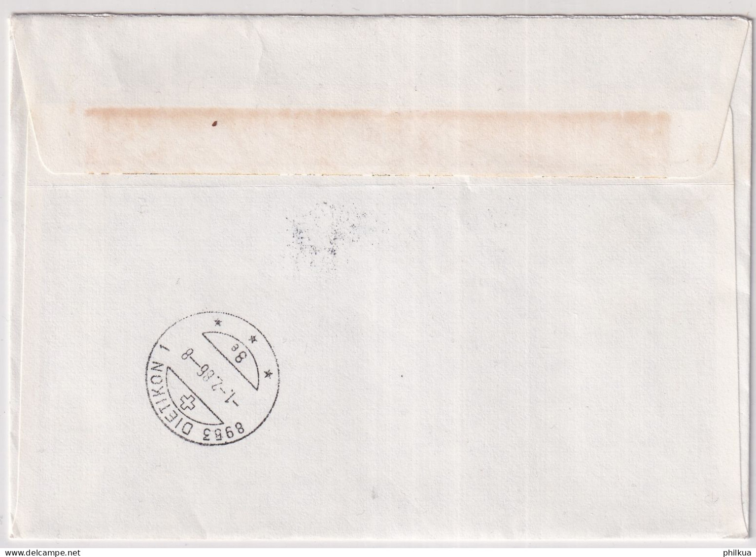 MiNr. 856 Dänemark       1986, 23. Jan. 25 Jahre Amnesty International Brief Esbjerg - Schweiz - Cartas & Documentos