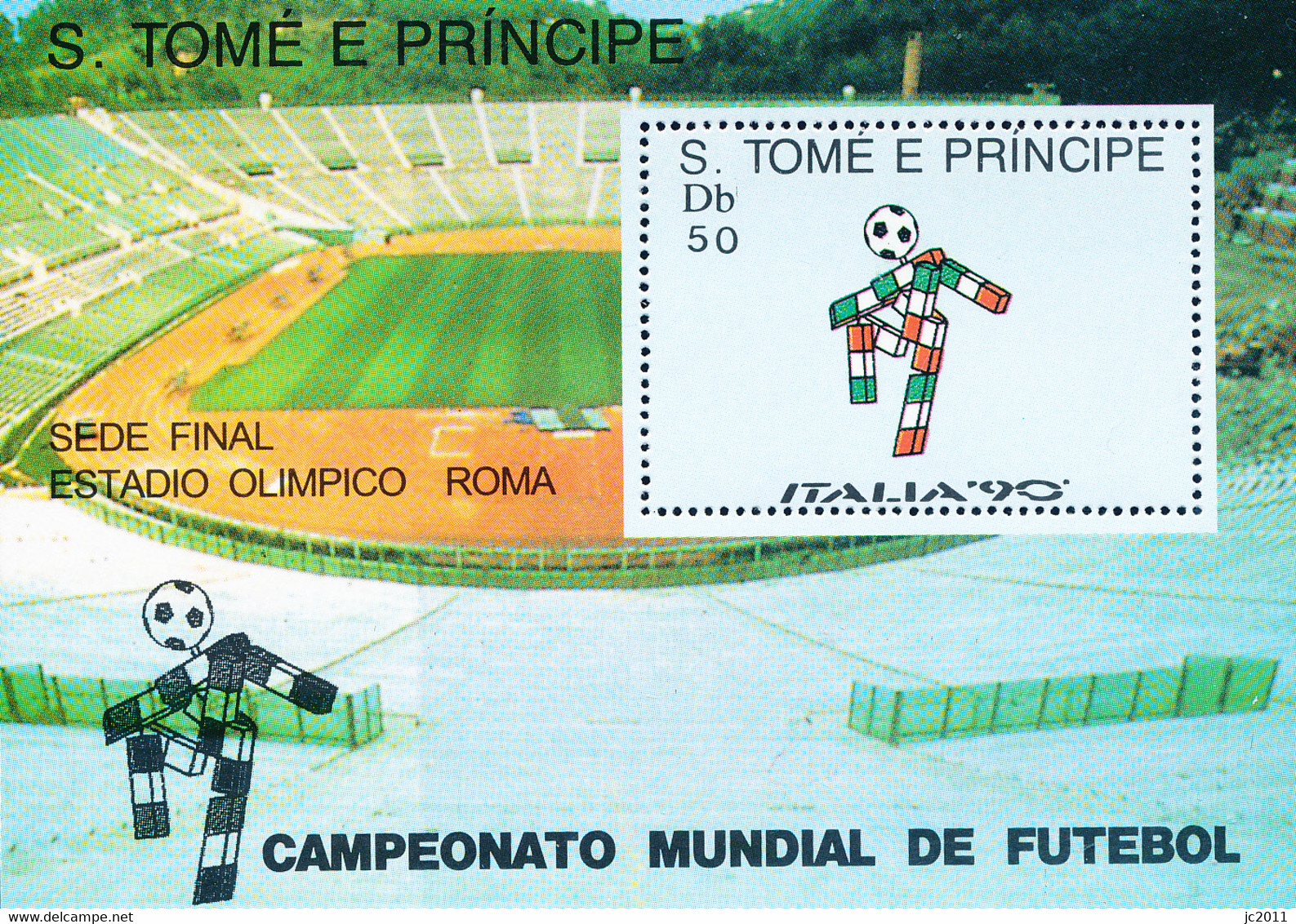 S Tomé E Príncipe - 1989 - World Football Cup / Italia'90 - MNH - Sao Tomé Y Príncipe