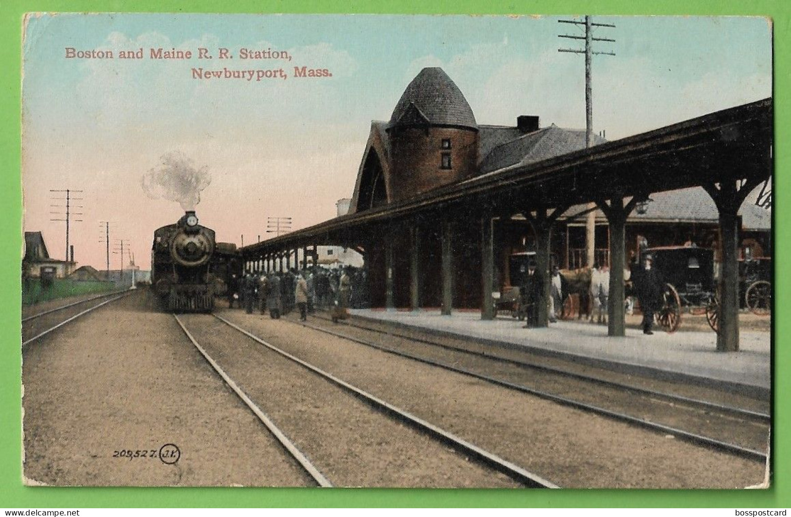 Boston And Maine - Railway Station - Newbury Port - Massachusetts - United States Of America - Stazioni Con Treni