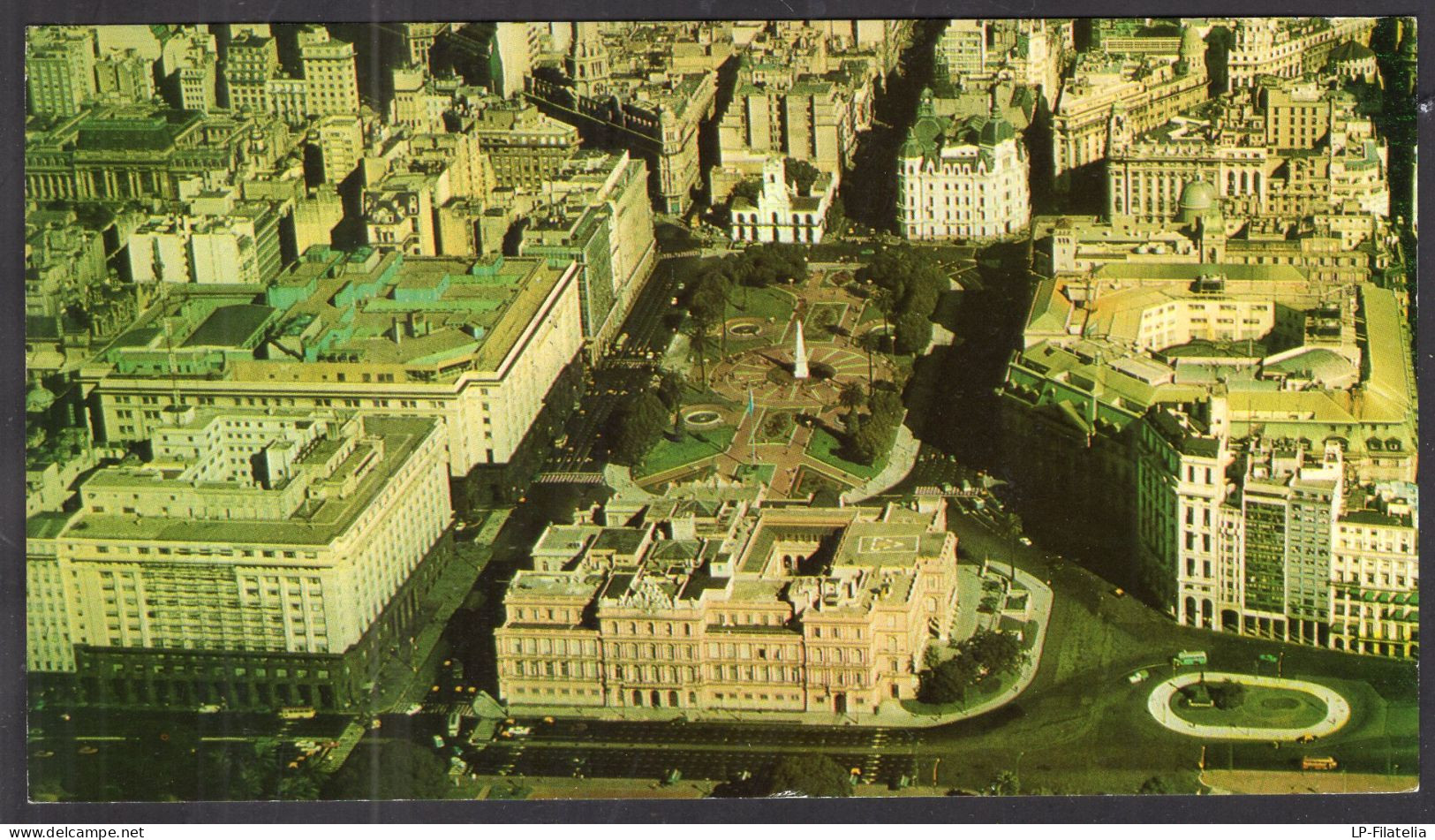 Argentina - Buenos Aires - Vista Aerea Casa De Gobierno Y Plaza De Mayo - Argentina