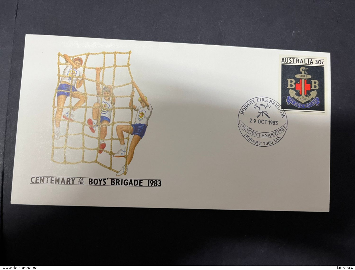 13-4-2024 (1 X 49) Australia - 1983 - Centenary Of The Boys' Brigade (Hobart & Parramatta Postmark) 2 Covers - Premiers Jours (FDC)