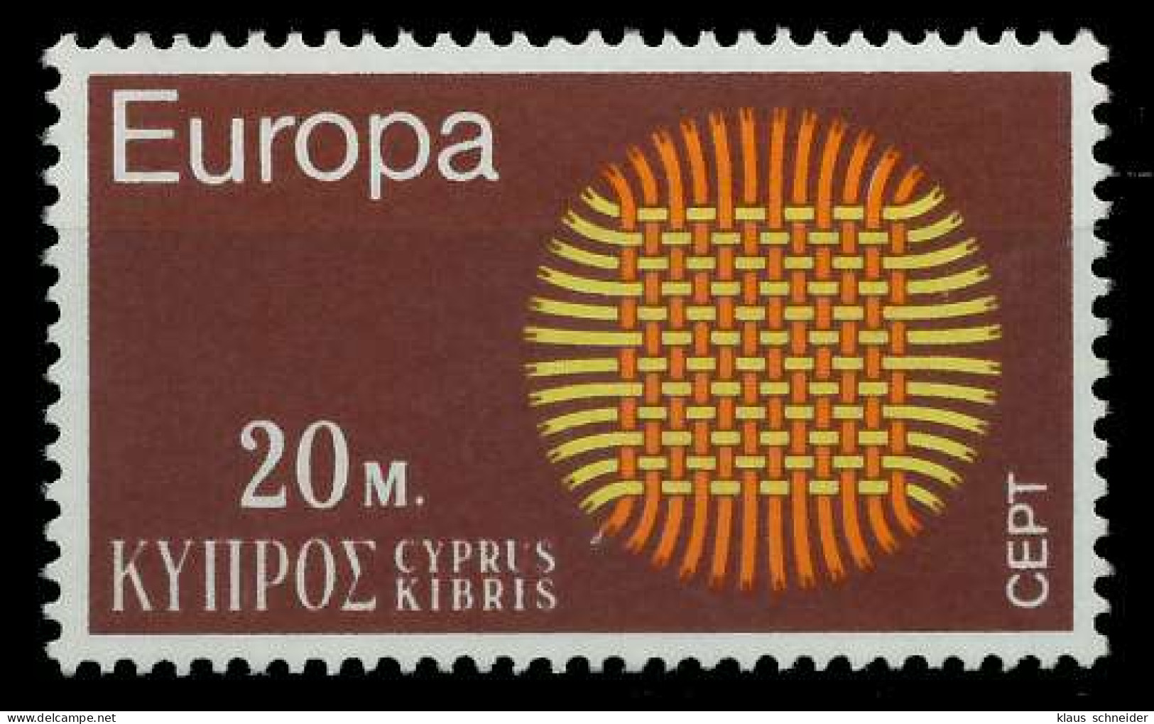 ZYPERN 1970 Nr 332 Postfrisch SA6EAEE - Unused Stamps