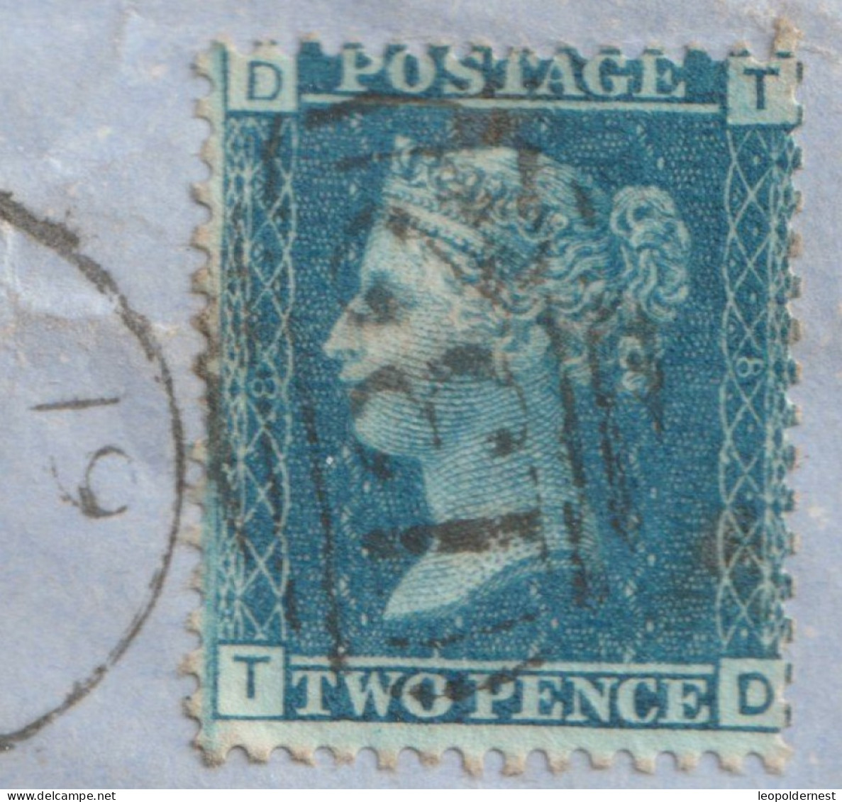 Grande Bretagne -   One Penny X 4.  Rouge. 1862  Sur Grande Enveloppe. Bande De 4 Attachés - Storia Postale