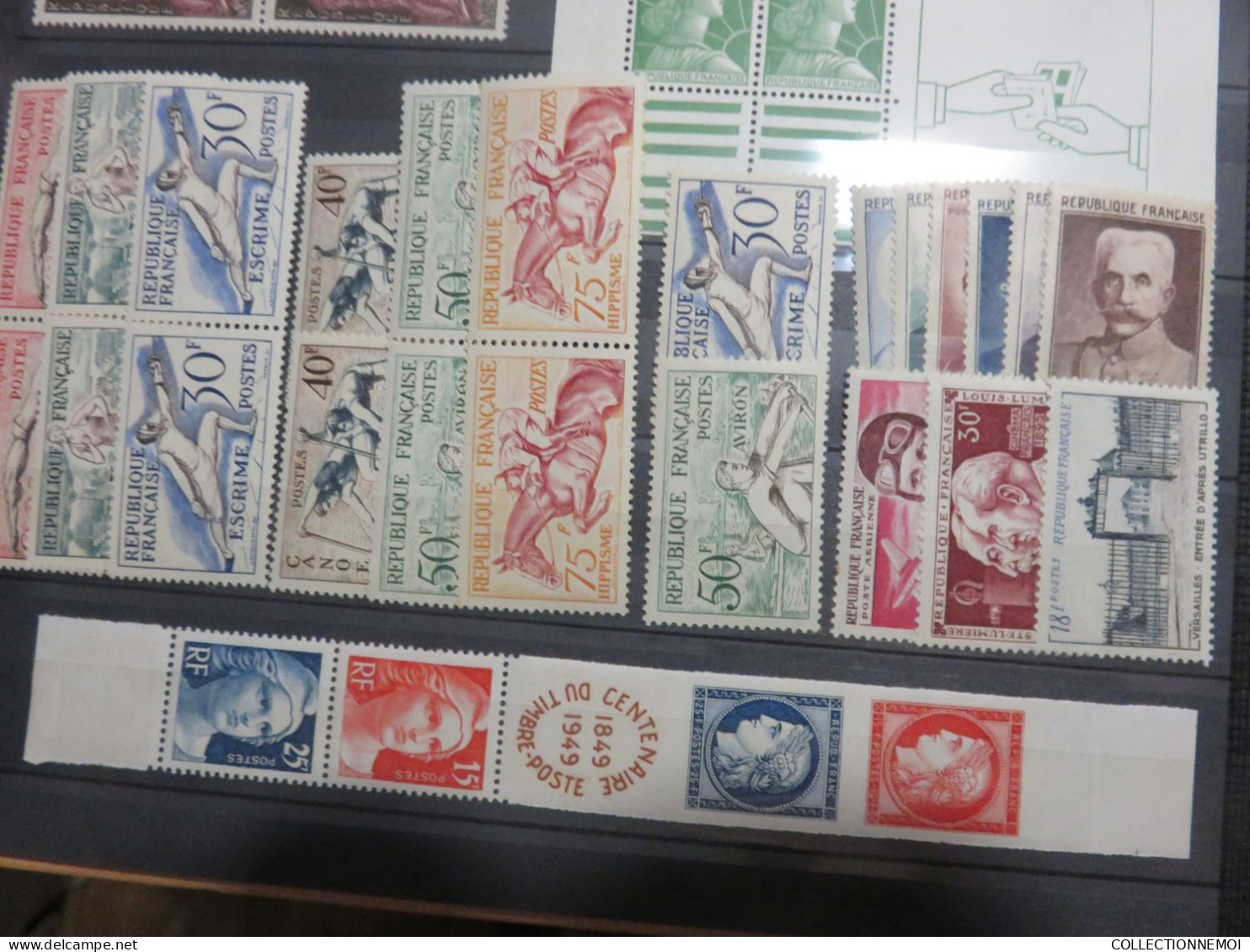 lot de timbres de FRANCE,,surtout lire description ,,, à vous de voir si encherir ou pas ,, 1er partie sans charniere