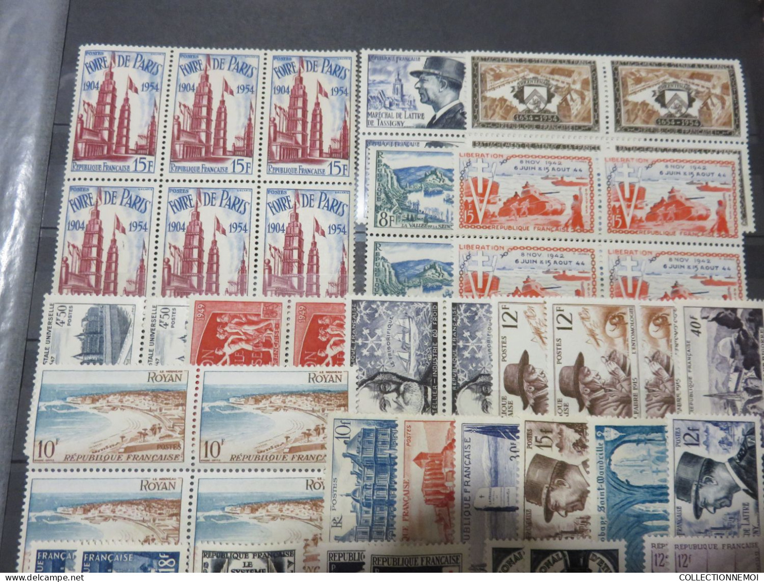 lot de timbres de FRANCE,,surtout lire description ,,, à vous de voir si encherir ou pas ,, 1er partie sans charniere