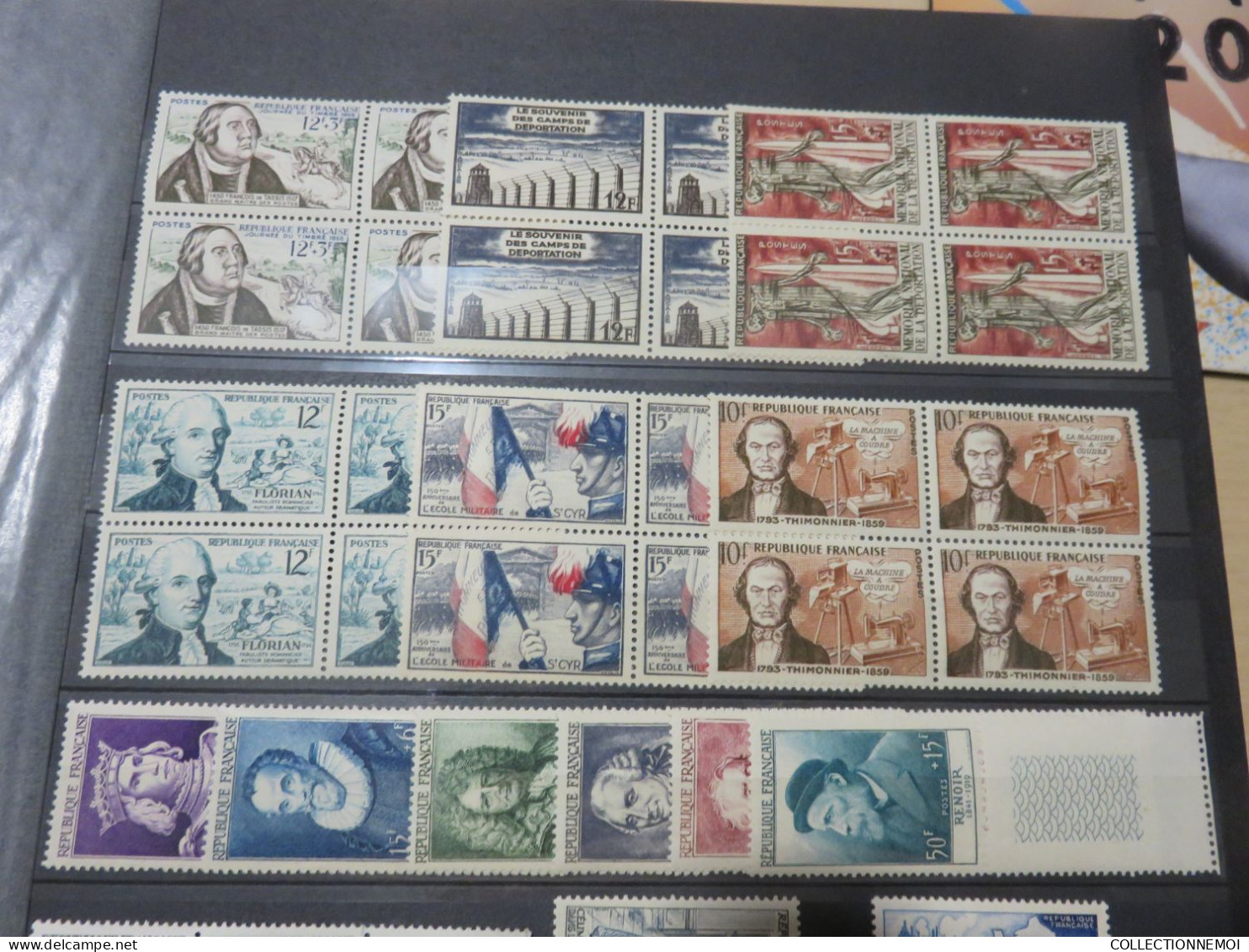 lot de timbres de FRANCE,,surtout lire description ,,, à vous de voir si encherir ou pas ,, 1er partie sans charniere