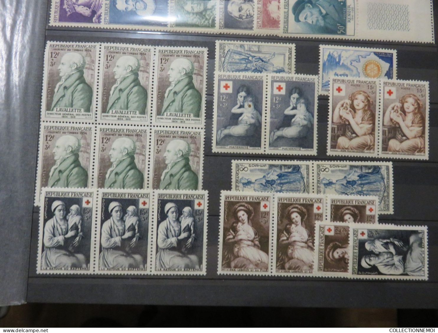 lot de timbres de FRANCE,,surtout lire description ,,, à vous de voir si encherir ou pas ,, 1er partie sans charniere