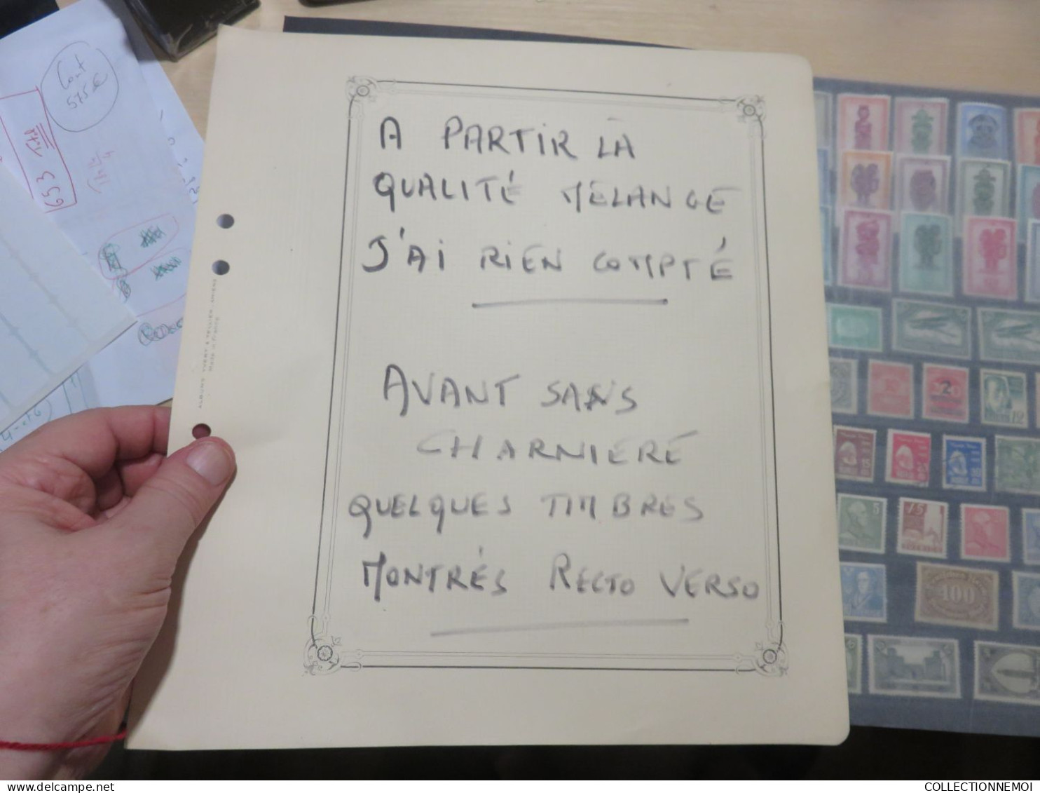 lot de timbres de FRANCE,,surtout lire description ,,, à vous de voir si encherir ou pas ,, 1er partie sans charniere