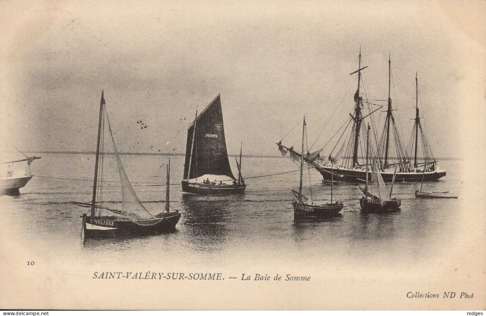 80 , Cpa  SAINT VALERY Sur SOMME  , 10 , La Baie De Somme  (2984) - Saint Valery Sur Somme