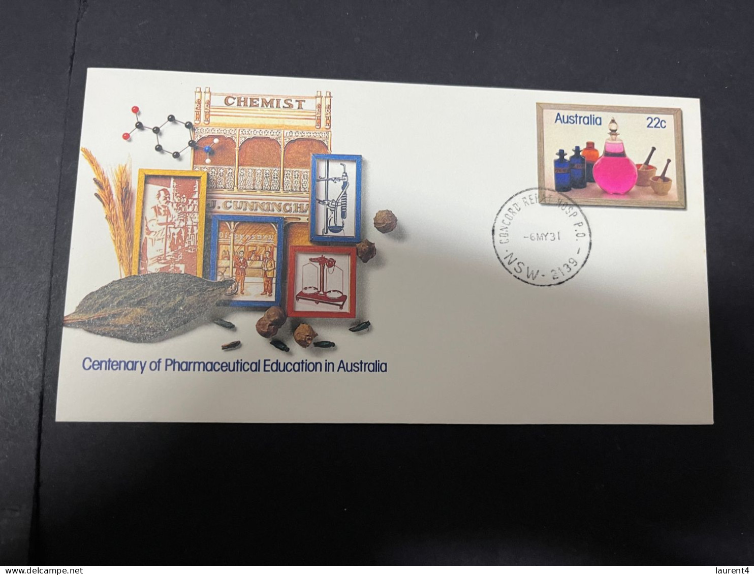 13-4-2024 (1 X 49) Australia - 1981 - Pharmacy Education In Australia (NSW Concord Hospital P/m) - Sobre Primer Día (FDC)