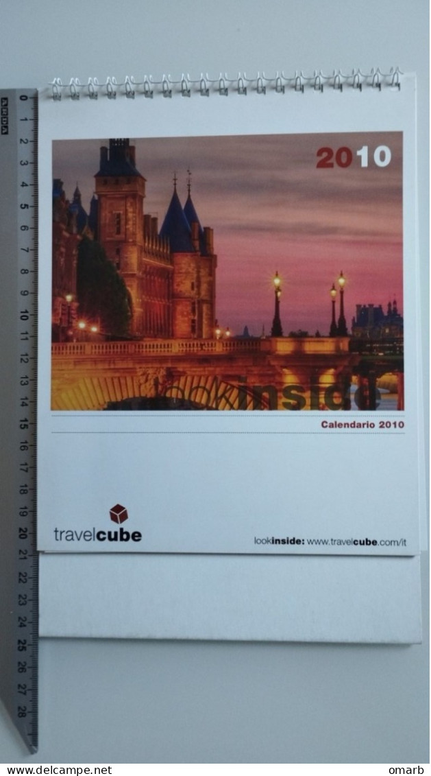 Alt1245 Calendario Calendar Calendrier 2010 Viaggi Travel Voyages Hotel Londra New York Grecia - Groot Formaat: 2001-...