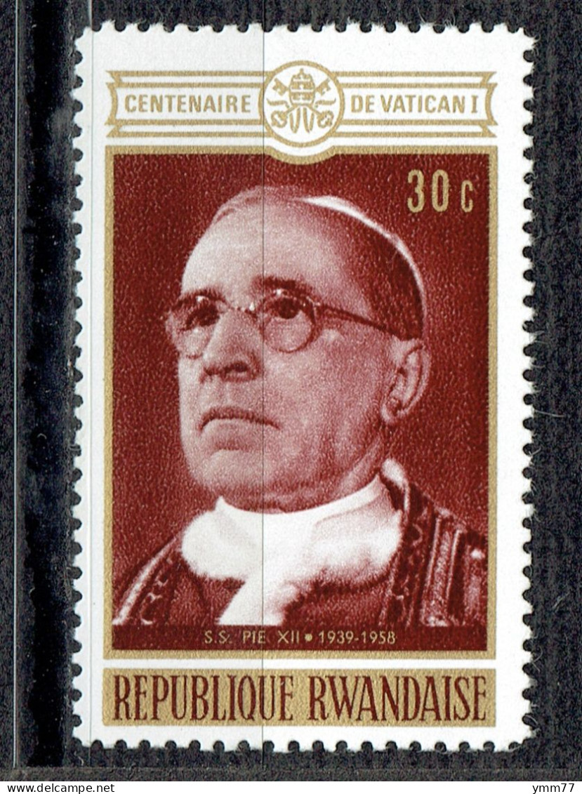 Centenaire Du Concile Vatican I : Sa Sainteté Pie XII - Unused Stamps