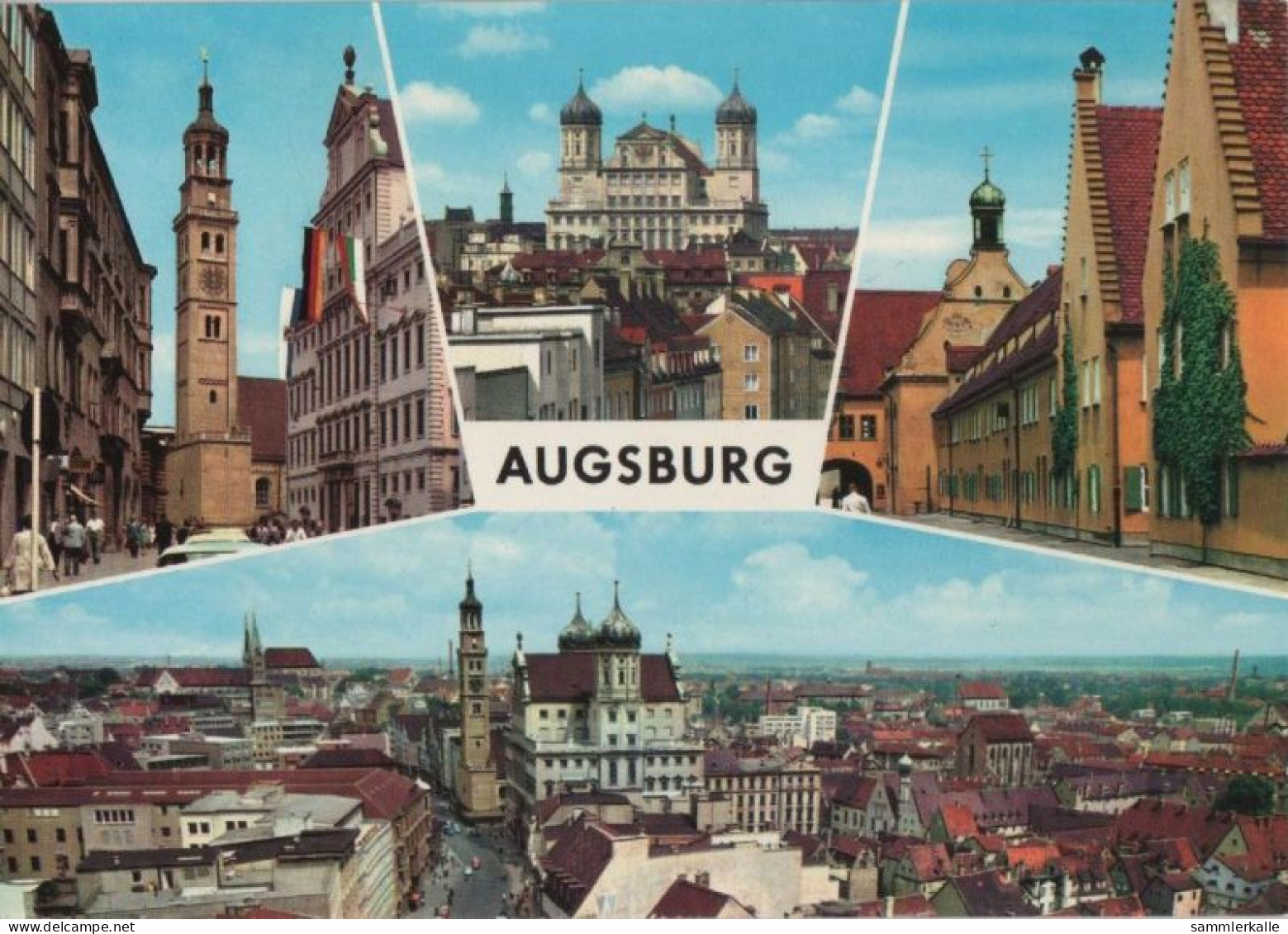 64293 - Augsburg - 4 Teilbilder - Ca. 1975 - Augsburg