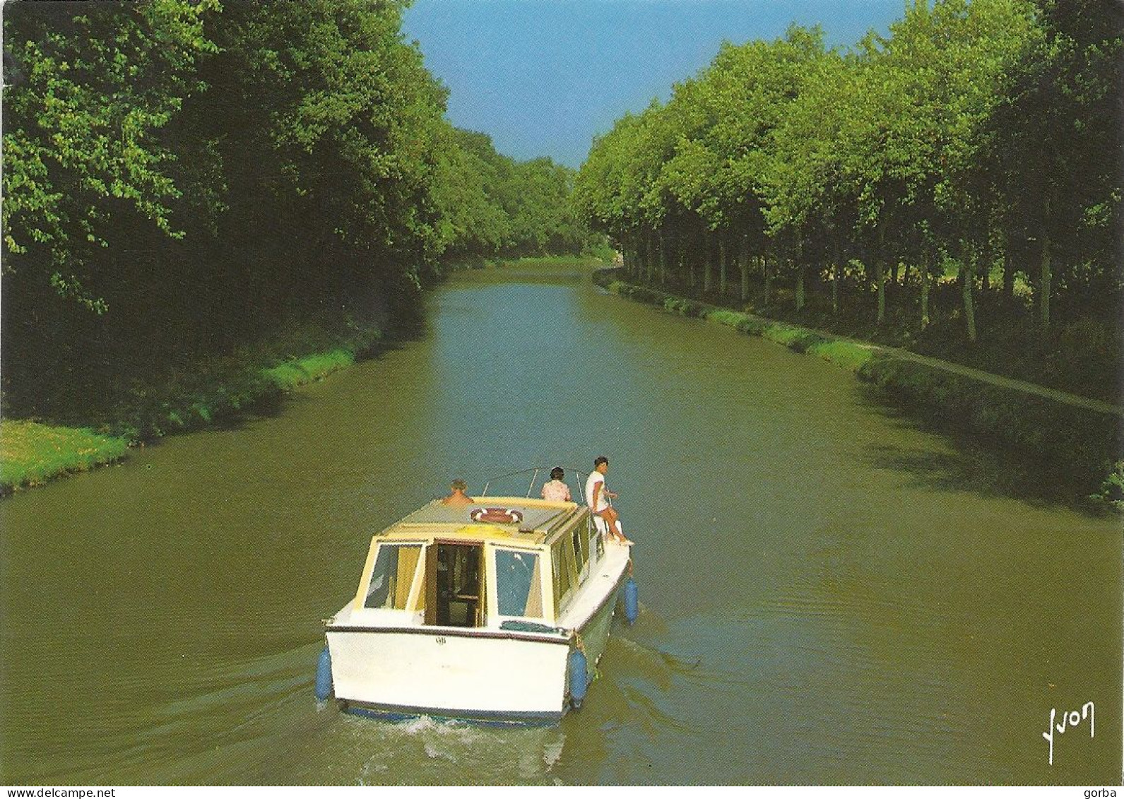 *CPM - FRANCE - LANGUEDOC ROUSSILLON - Canal Du Midi - Promenade Au Fil De L'eau - Languedoc-Roussillon