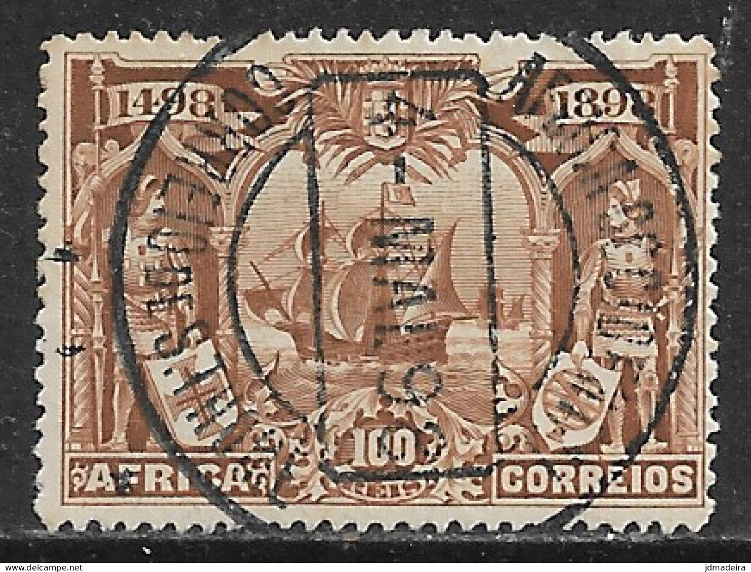 Portuguese Africa – 1898 Sea Way To India 100 Réis Used Stamp - Portuguese Africa