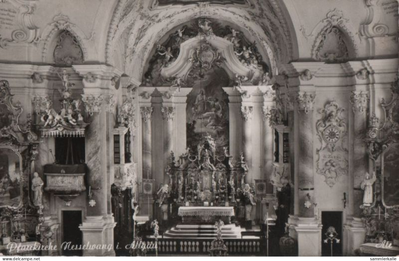 87805 - Nesselwang - Pfarrkirche - 1957 - Fuessen