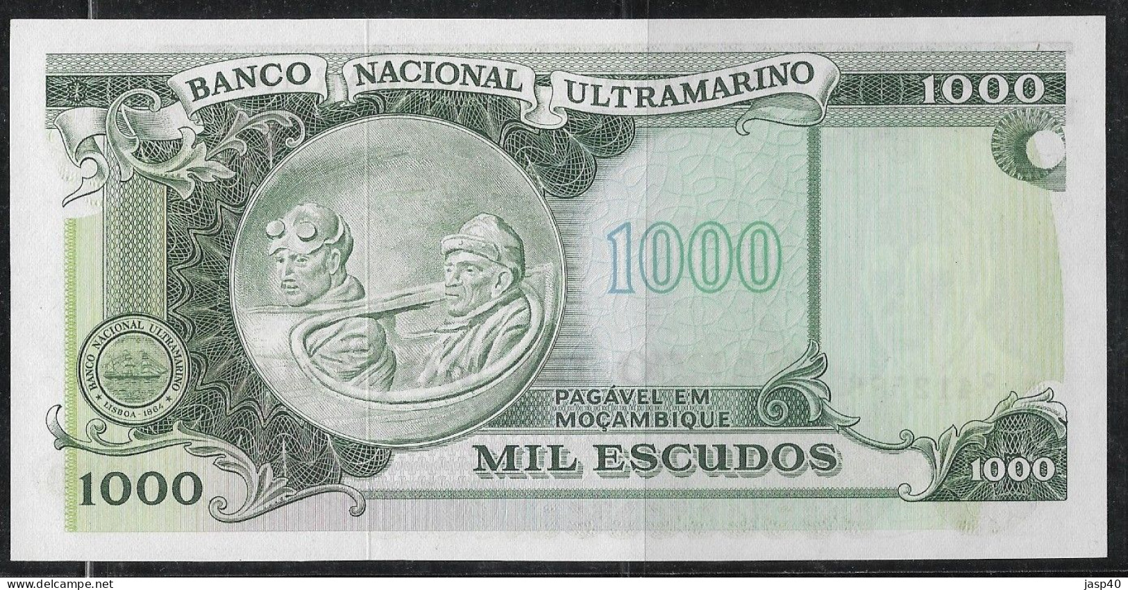 MOÇAMBIQUE - 1000 ESCUDOS DE 1972 - Moçambique