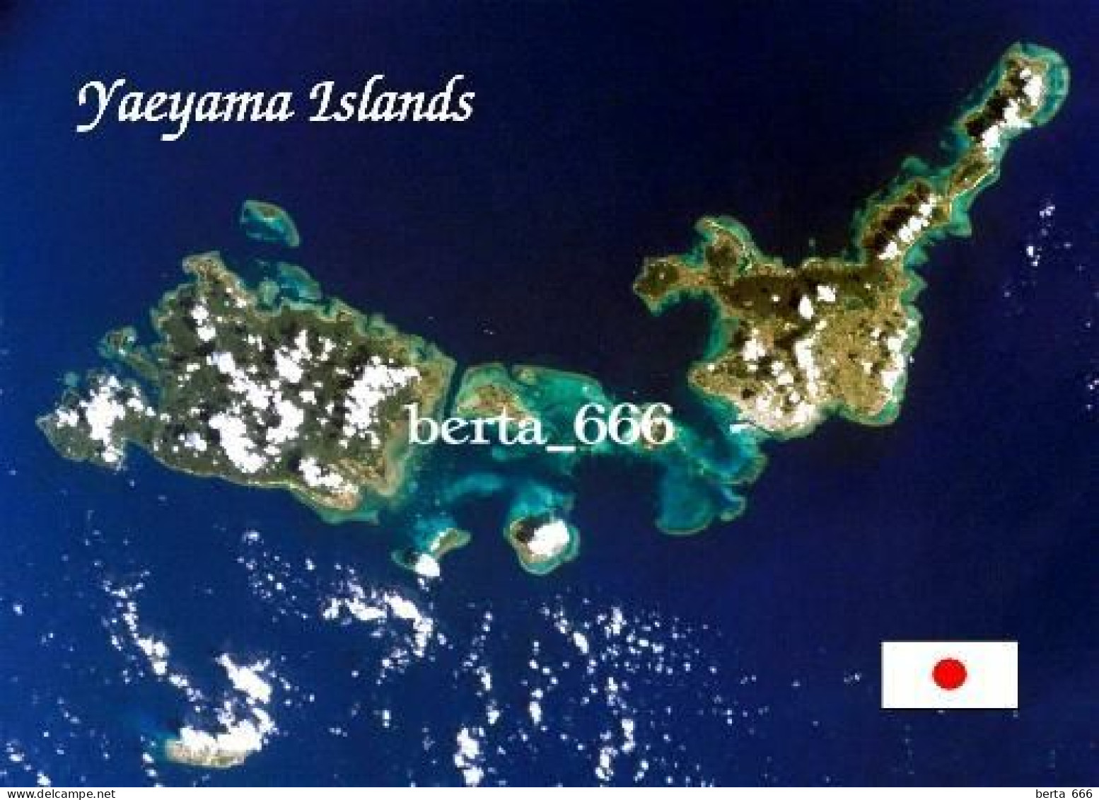 Japan Yaeyama Islands Satellite View New Postcard - Sonstige & Ohne Zuordnung