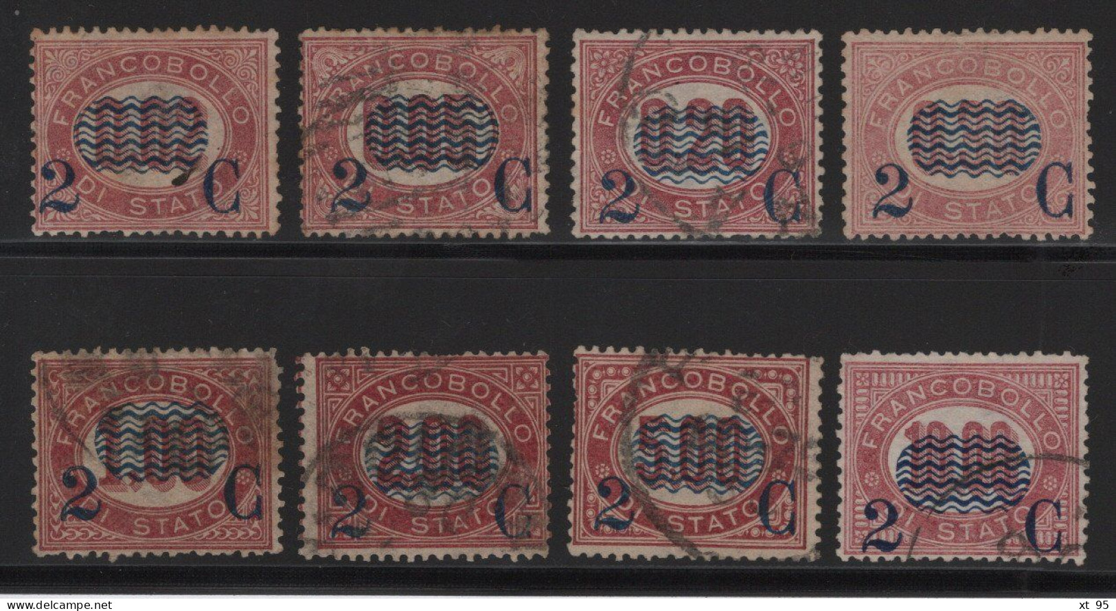 Italie - N°25 à 32 - Obliteres - Cote 62€ - Used