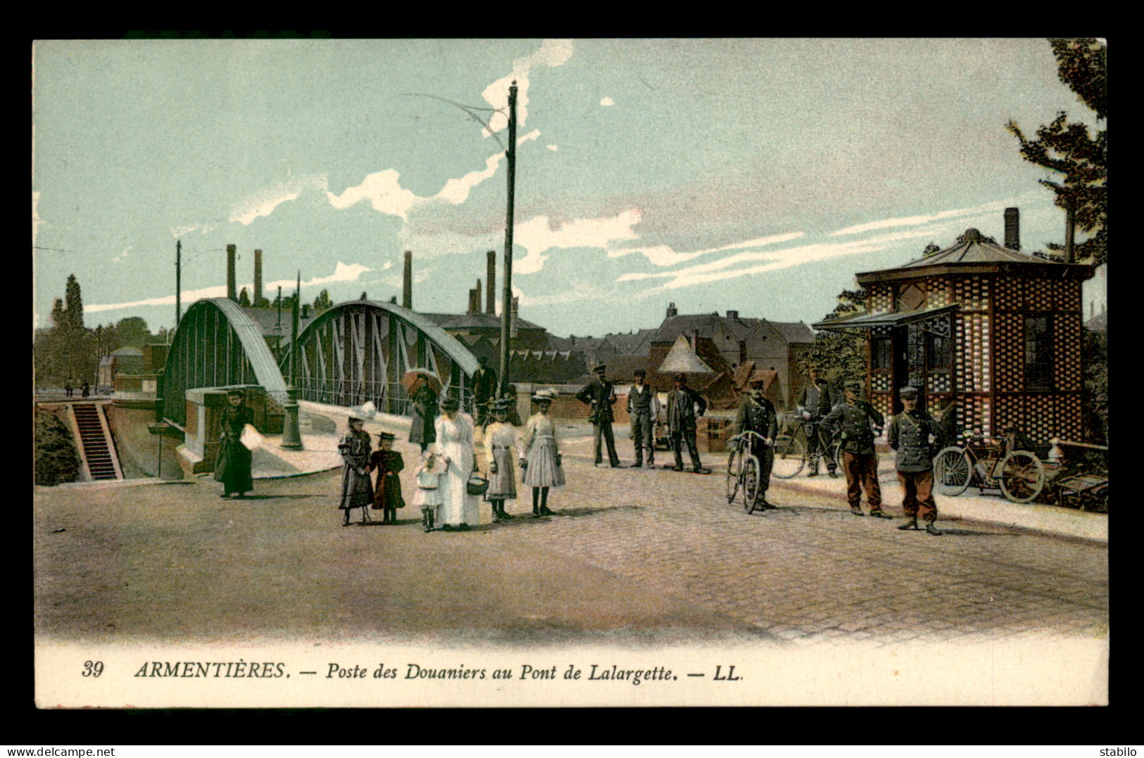 59 - ARMENTIERES - POSTE DES DOUANIERS AU PONT DE LALARGUETTE - Armentieres