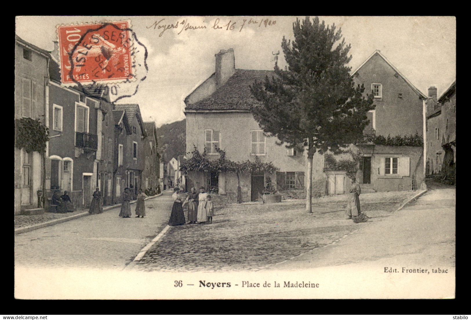 89 - NOYERS - PLACE DE LA MADELEINE - Noyers Sur Serein