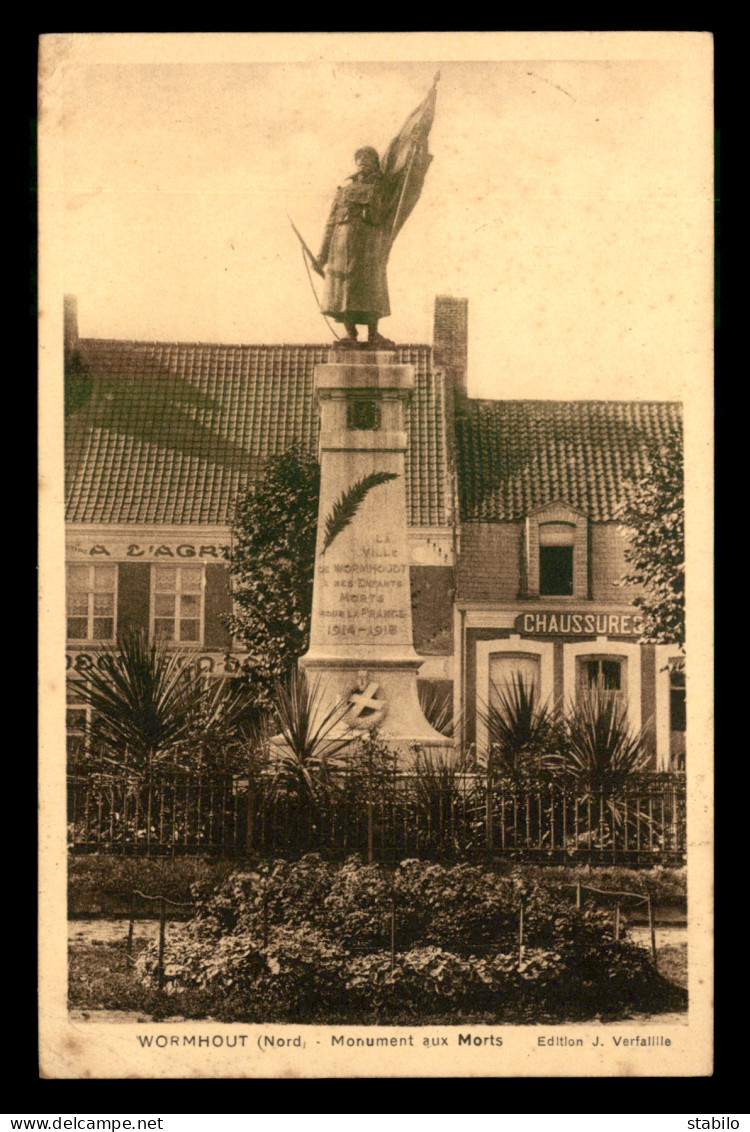 59 - WORMHOUT - LE MONUMENT AUX MORTS - Wormhout