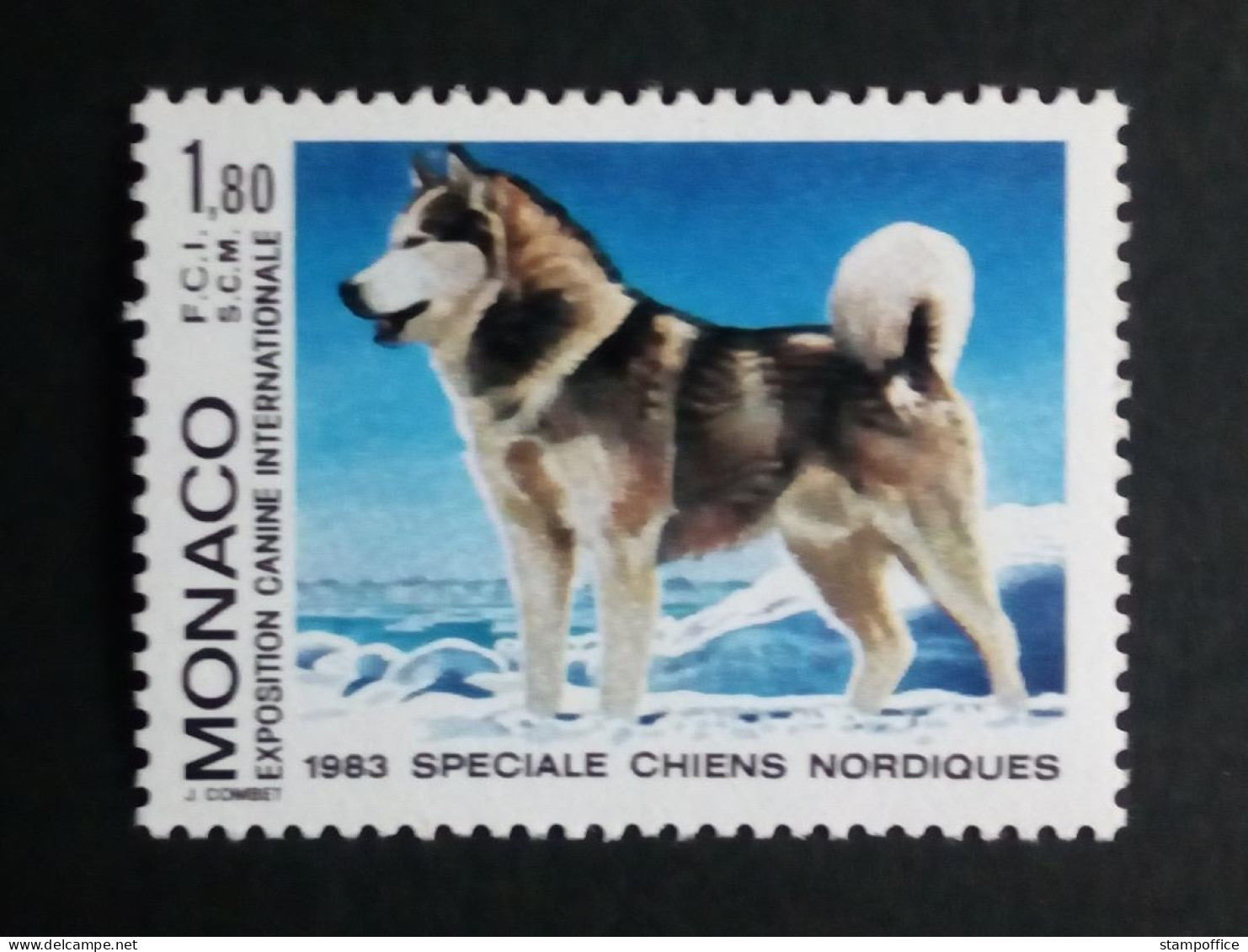 MONACO MI-NR. 1576 POSTFRISCH(MINT) HUNDEAUSSTELLUNG MONTE CARLO 1983 NORDLANDHUND - Honden