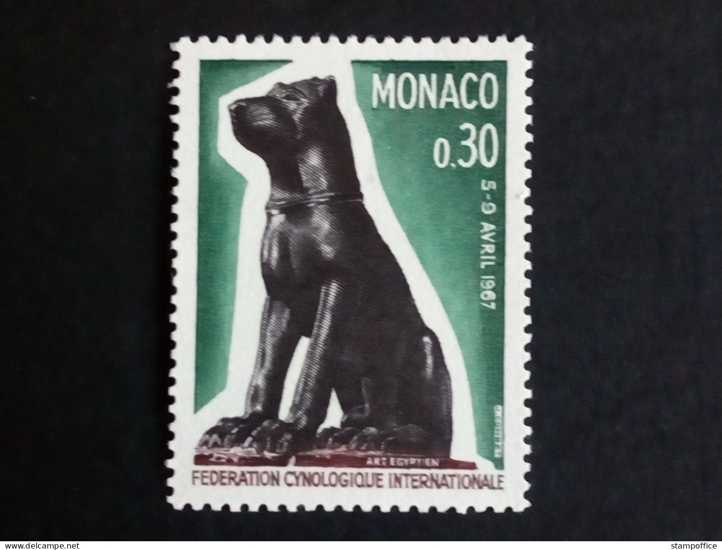 MONACO MI-NR. 872 POSTFRISCH(MINT) HUNDEFORSCHERKONGRESS 1967 - Unused Stamps