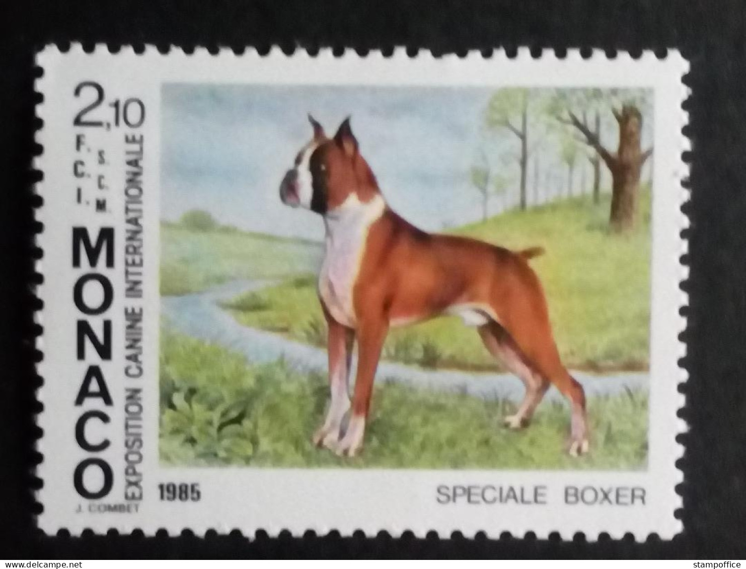 MONACO MI-NR. 1680 POSTFRISCH(MINT) HUNDEAUSSTELLUNG MONTE CARLO 1985 BOXER - Honden