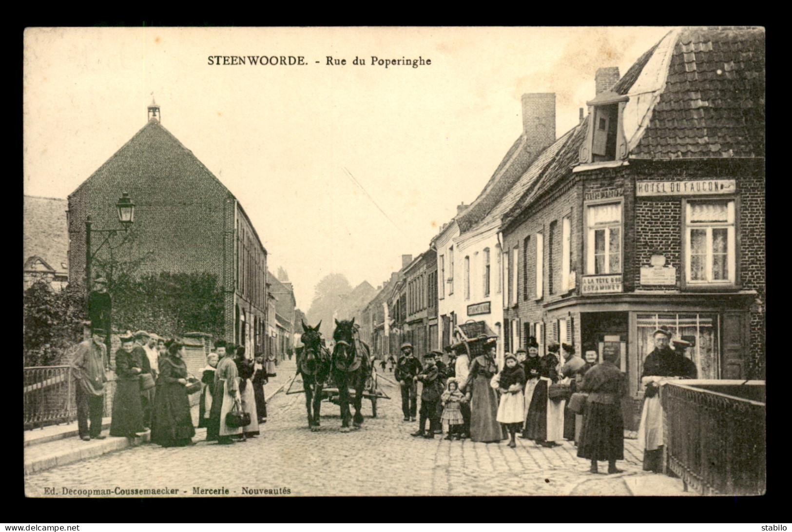 59 - STEENWOORDE - RUE DU POPERINGHE - Steenvoorde