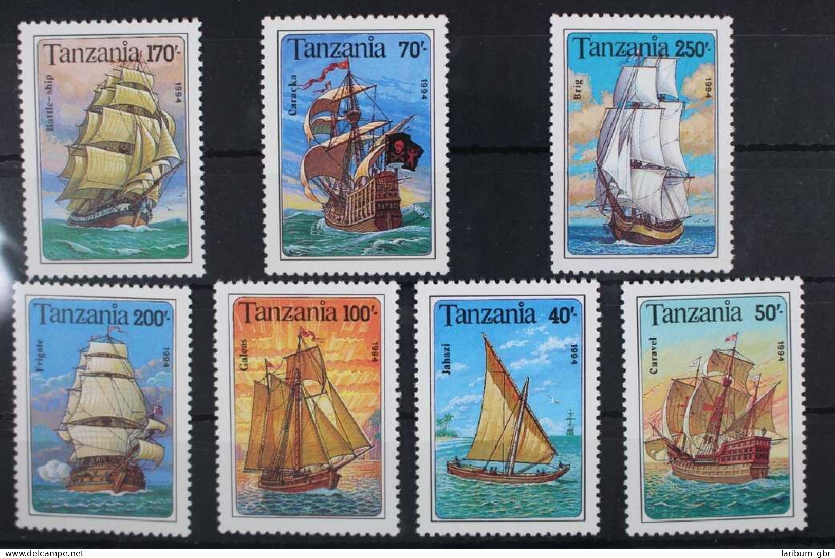 Tansania 1739-1745 Postfrisch Schifffahrt #GA890 - Tanzania (1964-...)