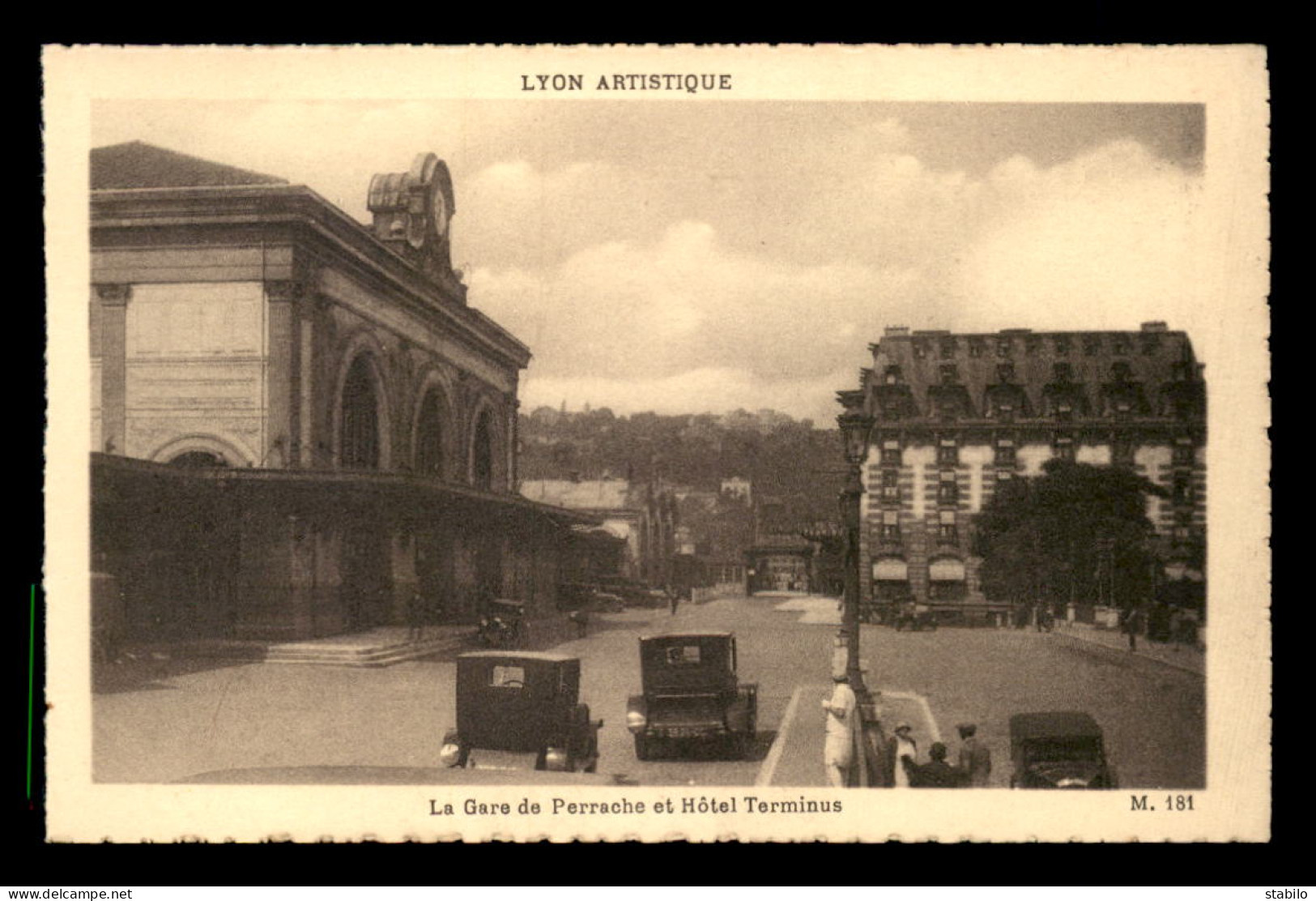 69 - LYON - 2EME - GARE DE PERRACHE ET HOTEL TERMINUS - Lyon 2