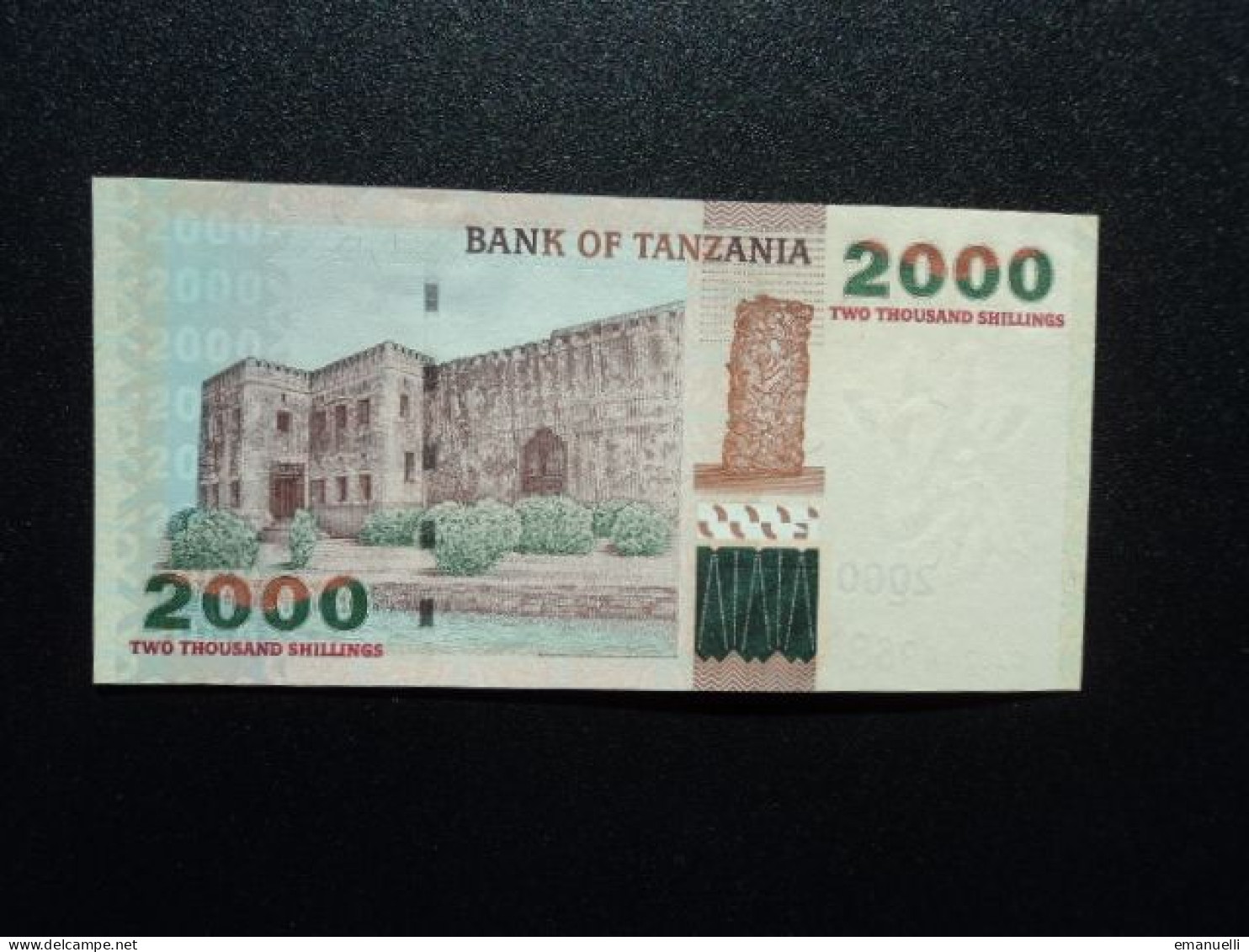 TANZANIE * : 2000 SHILINGI  ND 2003    P 37b      Presque NEUF - Tanzania