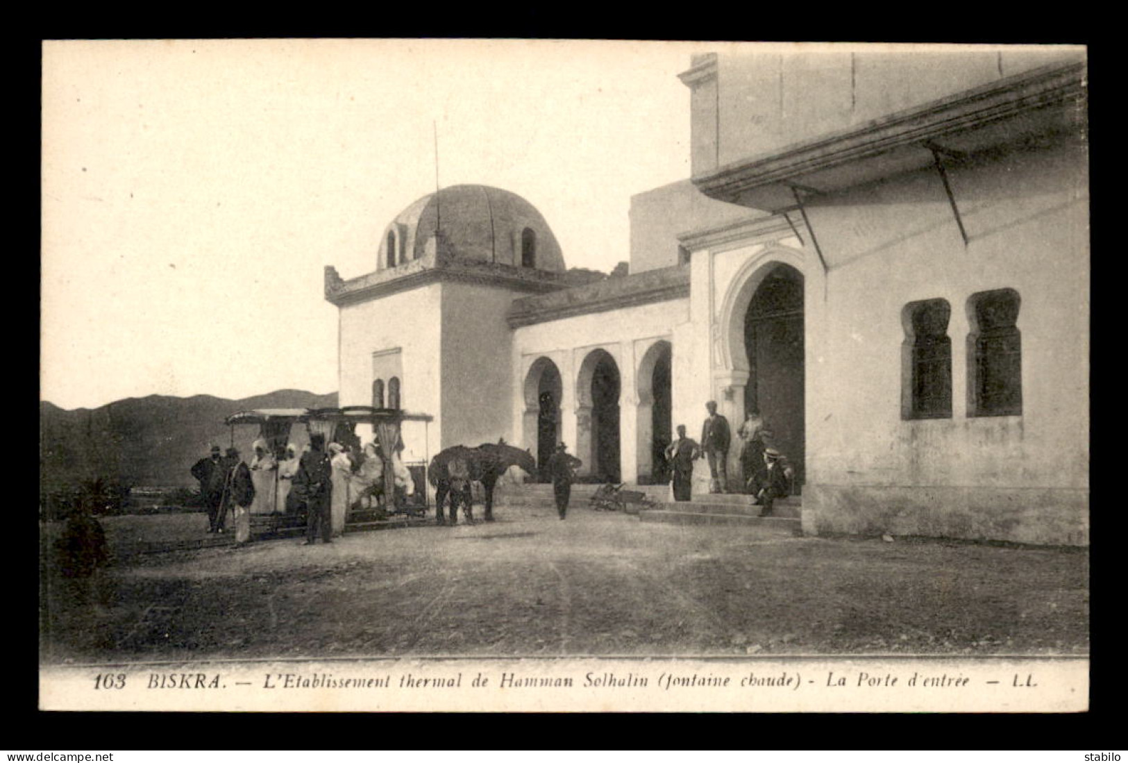 ALGERIE - SAHARA - BISKRA - L'ETABLISSEMENT THERMAL DE HAMMAM SOLHALIN - Biskra