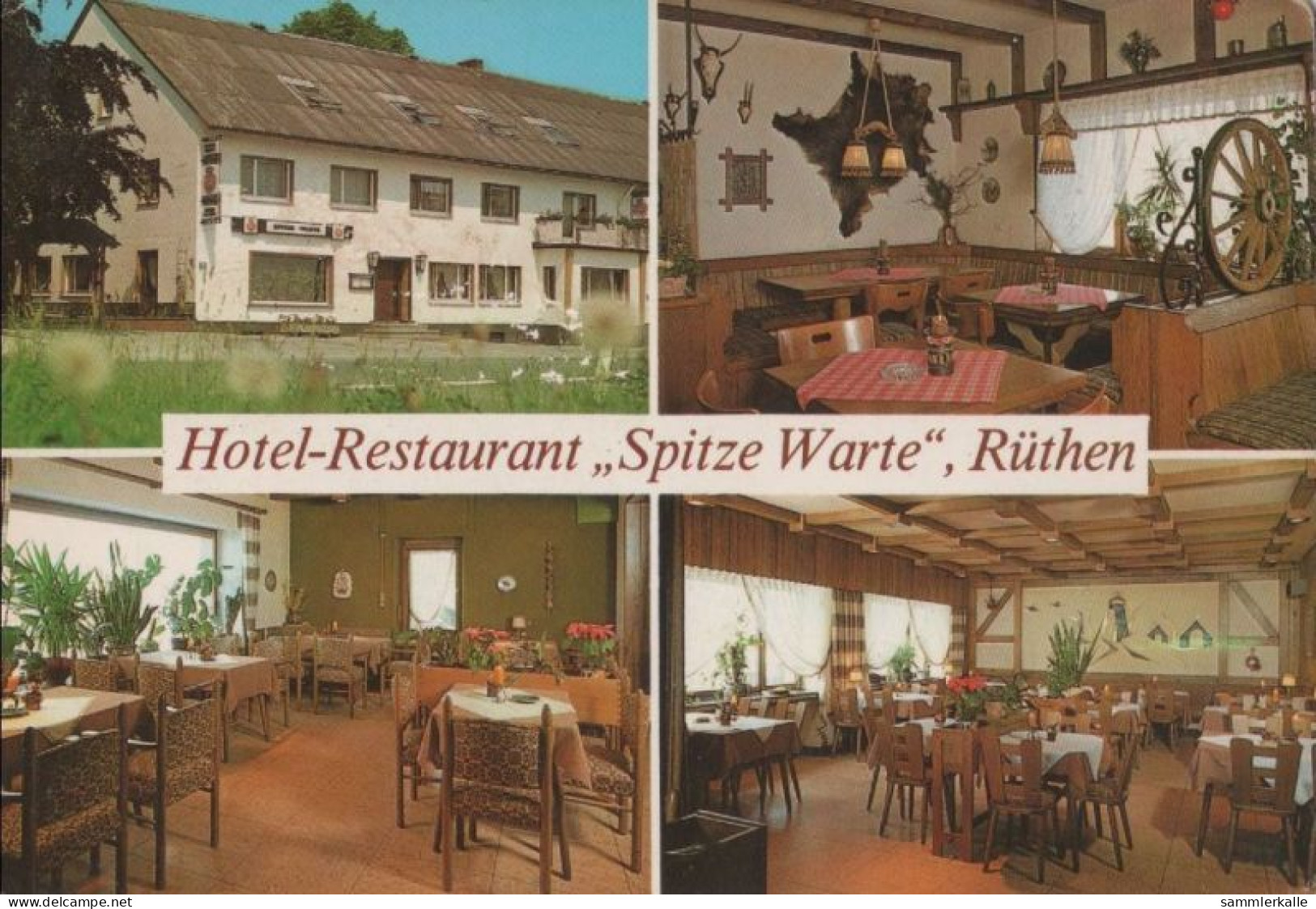 99671 - Rüthen - Restaurant Spitze Warte - Ca. 1980 - Soest