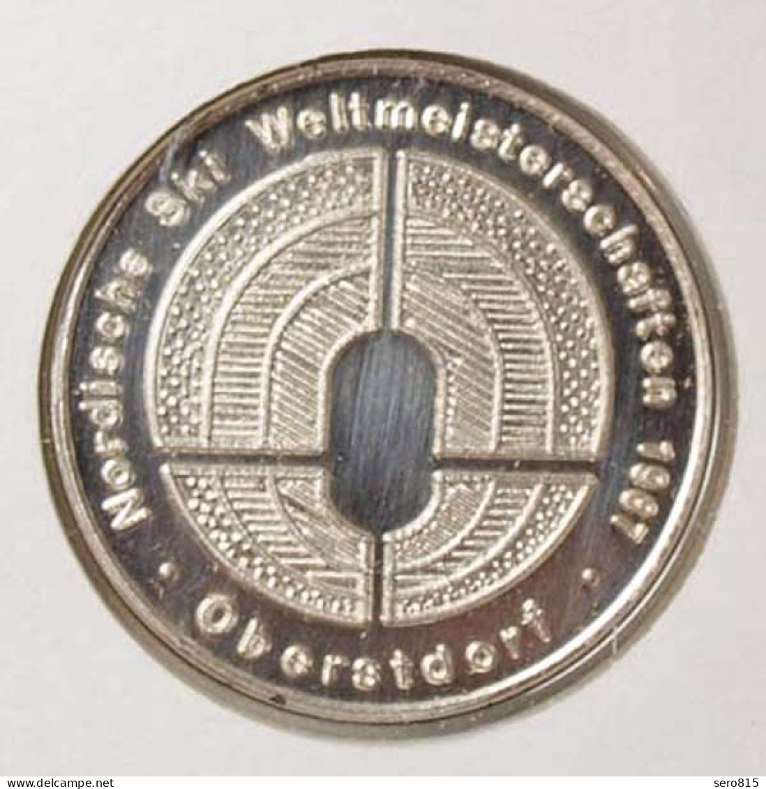 Numisbrief Nordische Ski  Weltmeisterschaften Oberstdorf 1987 Mit Medaille (d615 - Zonder Classificatie