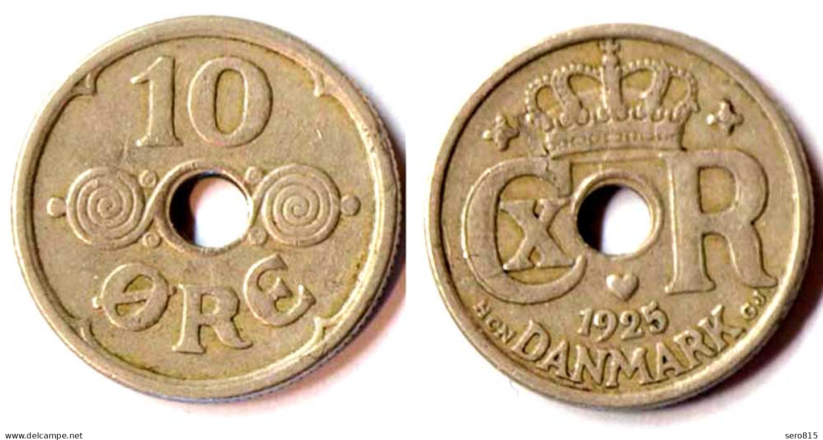 DÄNEMARK - DENMARK 10 Oere 1925 Christian X. (1912-1947)   (r763 - Denemarken