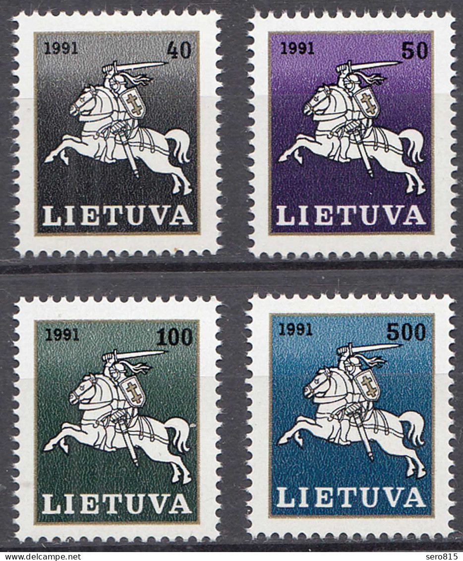 Litauen - Lithuania Mi 491-94 ** MNH 1991   (65509 - Litauen