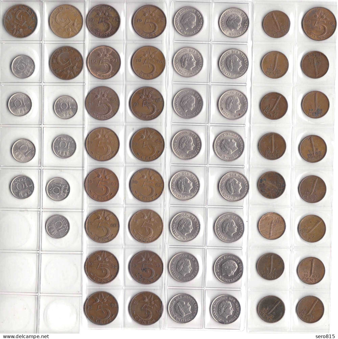 Niederlande 59 Stück Kursmünzen Viele Verschiedene Jahrgänge Gelegenheit  (R843 - Sonstige & Ohne Zuordnung
