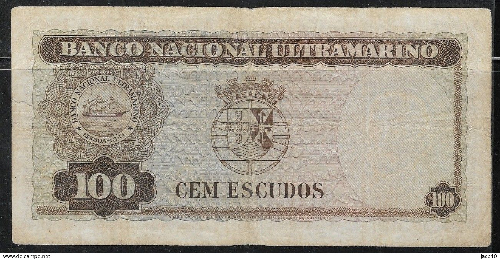 TIMOR - 100 ESCUDOS DE 1959 - Timor