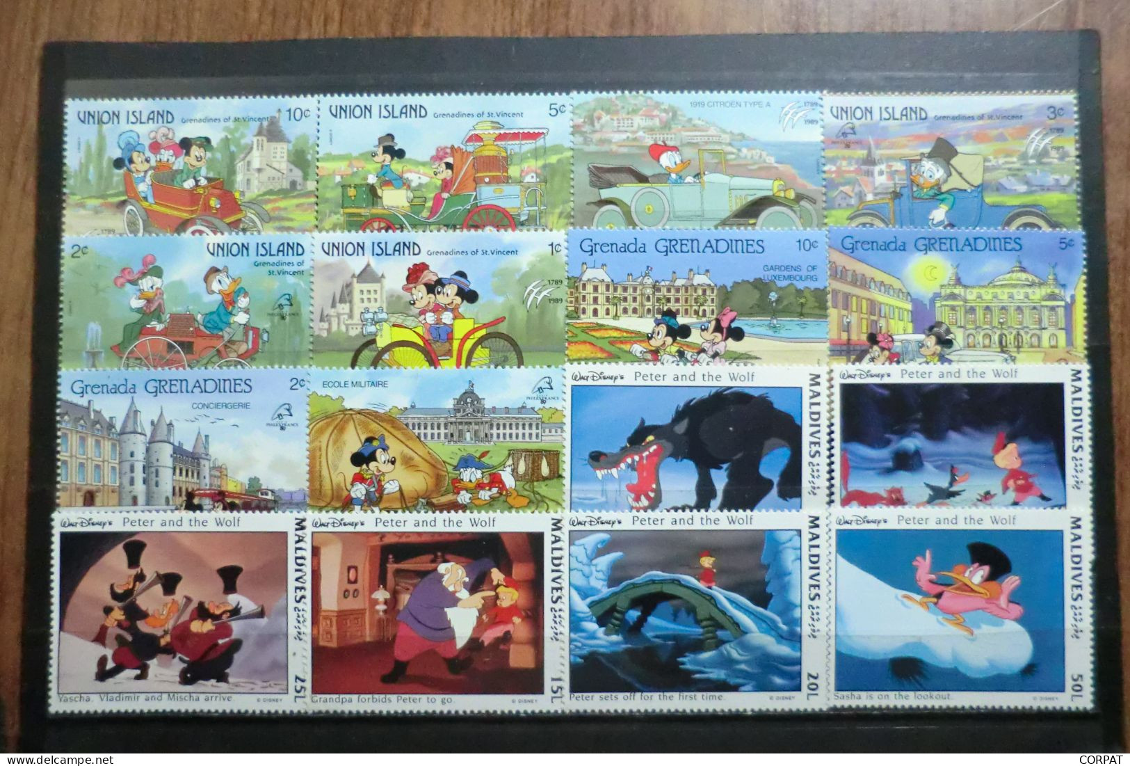 Disney.Lot Of Stamps Not Used (check The 6 Photos) - Disney