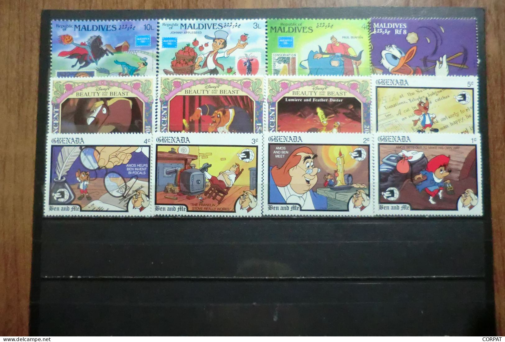 Disney.Lot Of Stamps Not Used (check The 6 Photos) - Disney