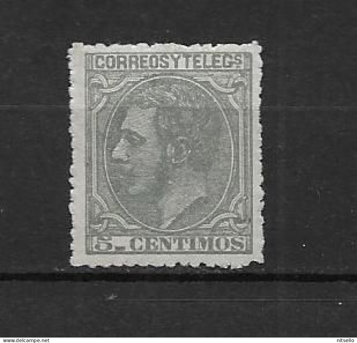 LOTE 2172 /// (C070) ESPAÑA 1879 EDIFIL Nº: 201*MH   ¡¡¡ OFERTA - LIQUIDATION !!! - Unused Stamps