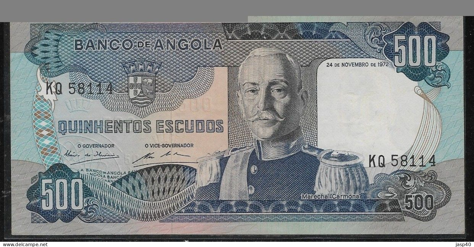 ANGOLA - 500 ESCUDOS DE 1972 - Angola