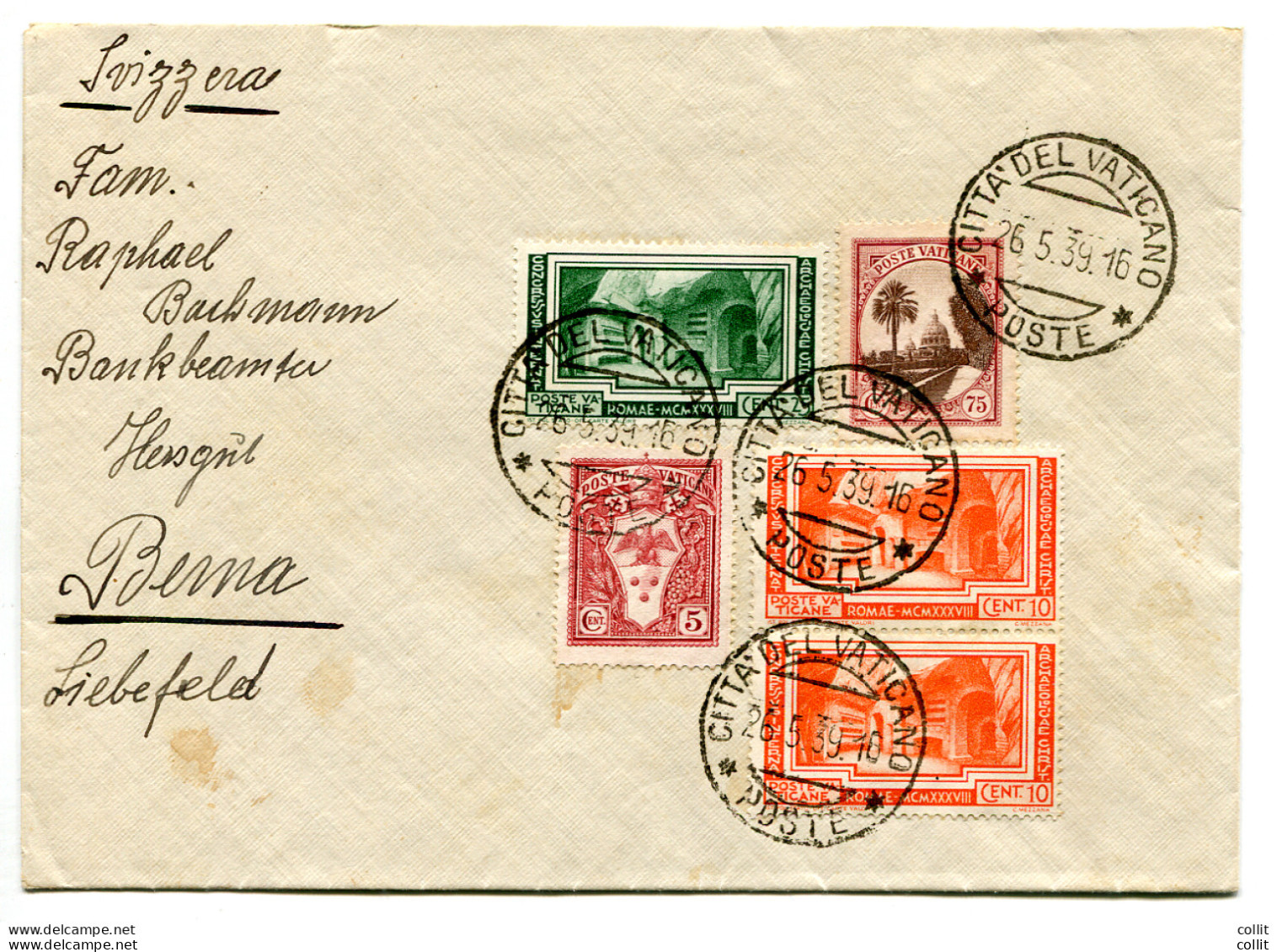 Archeologia E Giardini Su Busta Per L'estero - Unused Stamps