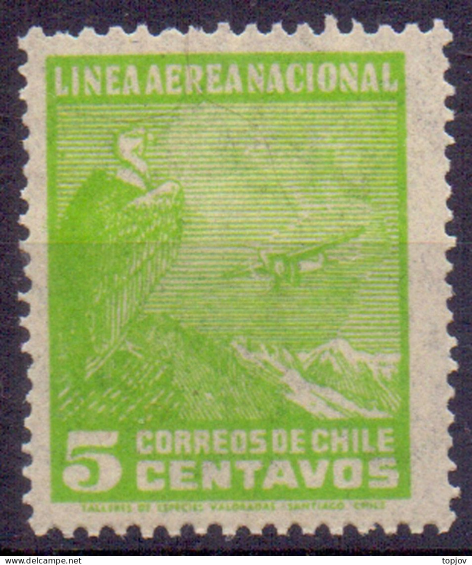 CHILE  -  CONDOR AIRMAIL LINEA  - **MNH - 1931 - Adler & Greifvögel